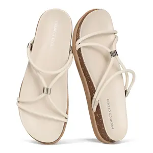 Project Cloud Summer Slides for Women 2026 | Plush and Soft Insole | Lightweight | Non-Slip - Float