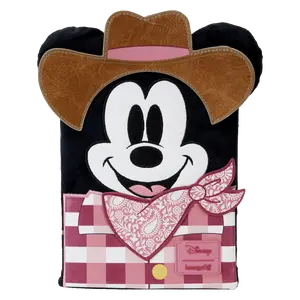 Western Mickey Mouse Cosplay Plush Refillable Stationery Journal