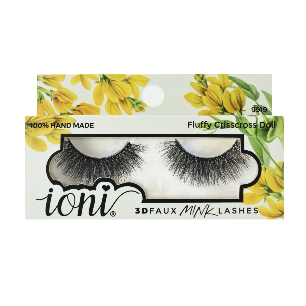 Ioni 3D Faux Mink Eyelashes - Pack of 12 for Dramatic Natural Look Ioni 3D Faux Mink Eyelashes - Pack of 12 for Dramatic Natural Look