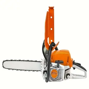 Durable Chainsaw Hook Wall Mount, Rust-Resistant Powder Coated Garage Storage Rack, Simple Metal Design, Easy Installation Tool Organizer