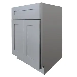 Shaker Style Vanity Sink Base Suitable For Bathroom with 2 Doors 1 False Drawer Front