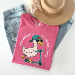 Comfort Colors Last Day of School Goose Shirt for Teachers End of School Teacher Team T-Shirt, Teacher Summer Shirts, Teacher End of Year Gift