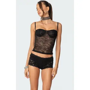 Edikted Women's Krissy Sheer Lace Cupped Corset