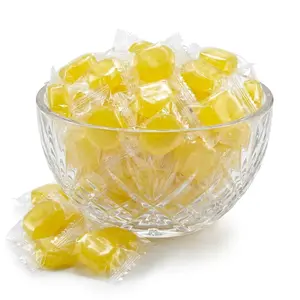 Lemon Discs Hard Candy Sweet Tangy Citrus Individually Wrapped Candy