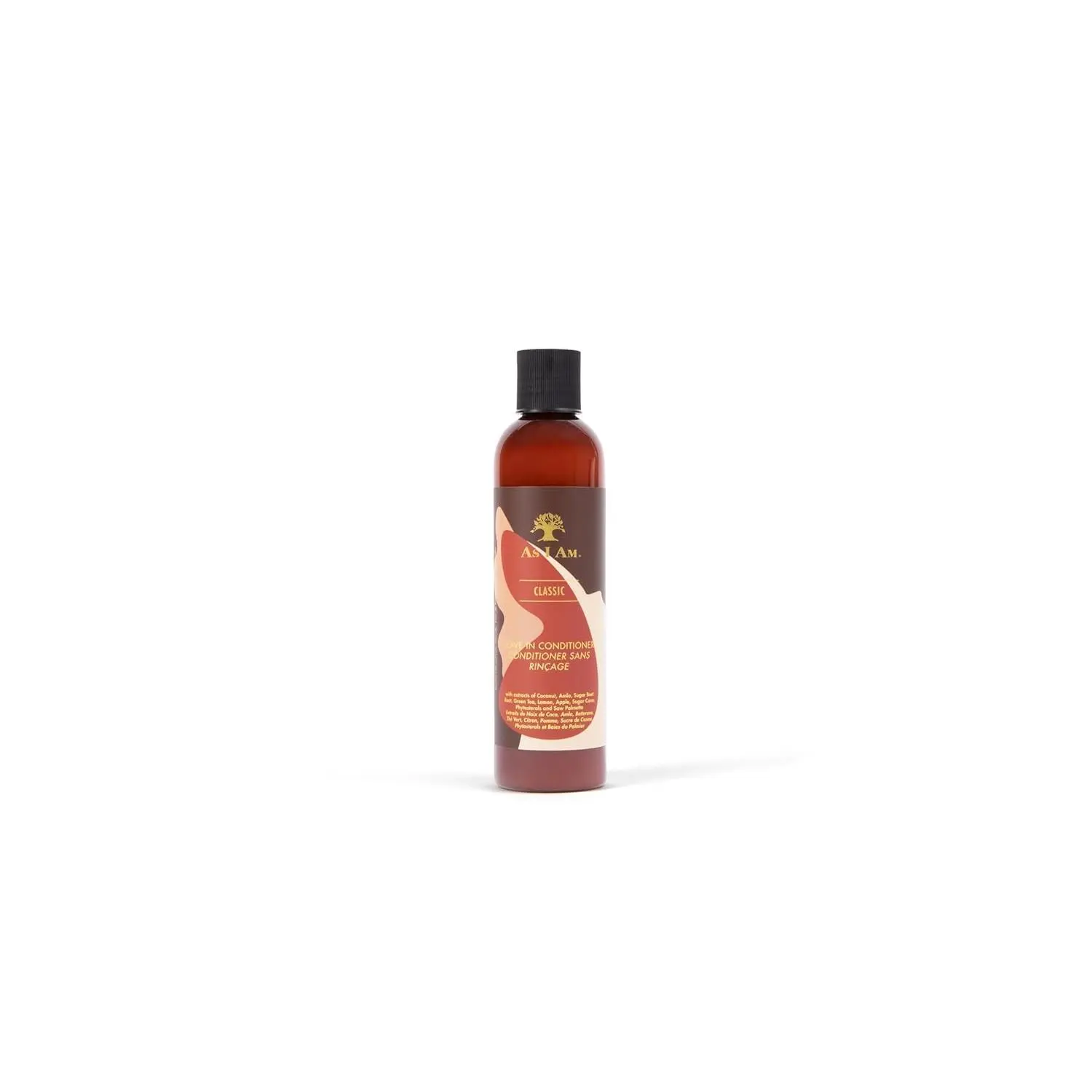 As I Am Leave-In Conditioner - 237ml/8 fl oz Organic Blend Liquid Haircare, Cruelty-Free, Alcohol-Free, Smooth, Strengthening, Fragranced, Detangling, Growth-Supporting for Wavy Natural Curls, Ideal for Adults' Daily Routine