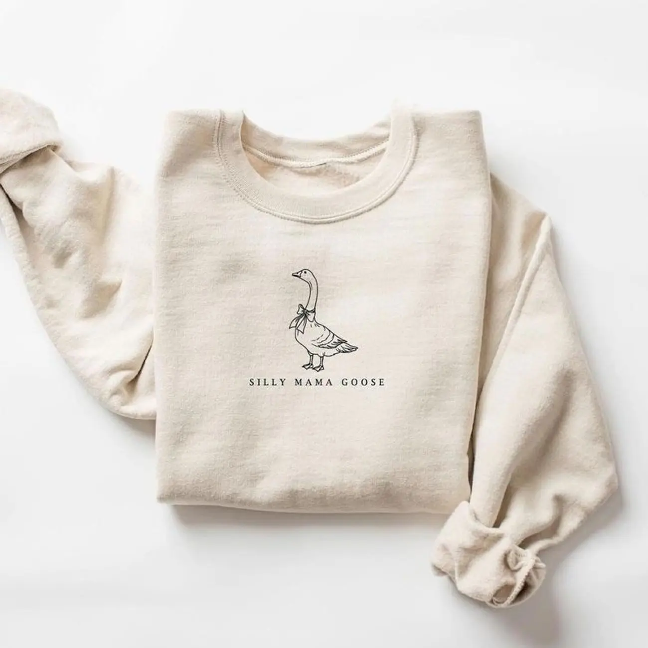 Mama Goose T-Shirt/Sweatshirt/Hoodie, One Silly Goose Shirt for Mom, Goose Family Sweatshirt, Silly Goose Birthday Party, Baby Announcement, Pregnancy Reveal