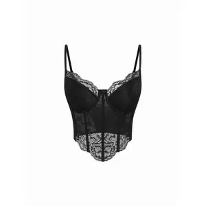 Cider Lace V-neck Corset Crop Cami Top SwimWeek