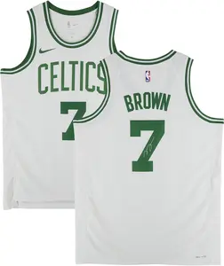 Jaylen Brown Boston Celtics Autographed Nike White Association Swingman Jersey - Fanatics Authentic Certified