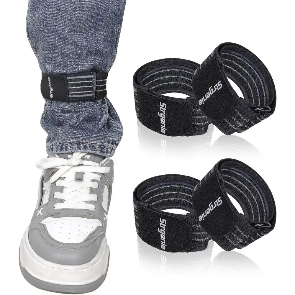 Elastic Boot Straps with Anti-Slip Strips, Cowboy Boot Straps, Ankle Straps, Adjustable Pant Leg Straps For Boots, Cowboy Boots, Ankles, Pant Legs