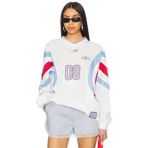 Yellow The Label Serotonin Hockey Jersey in White