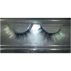 Eyelash Strips with light green, Cosmetic