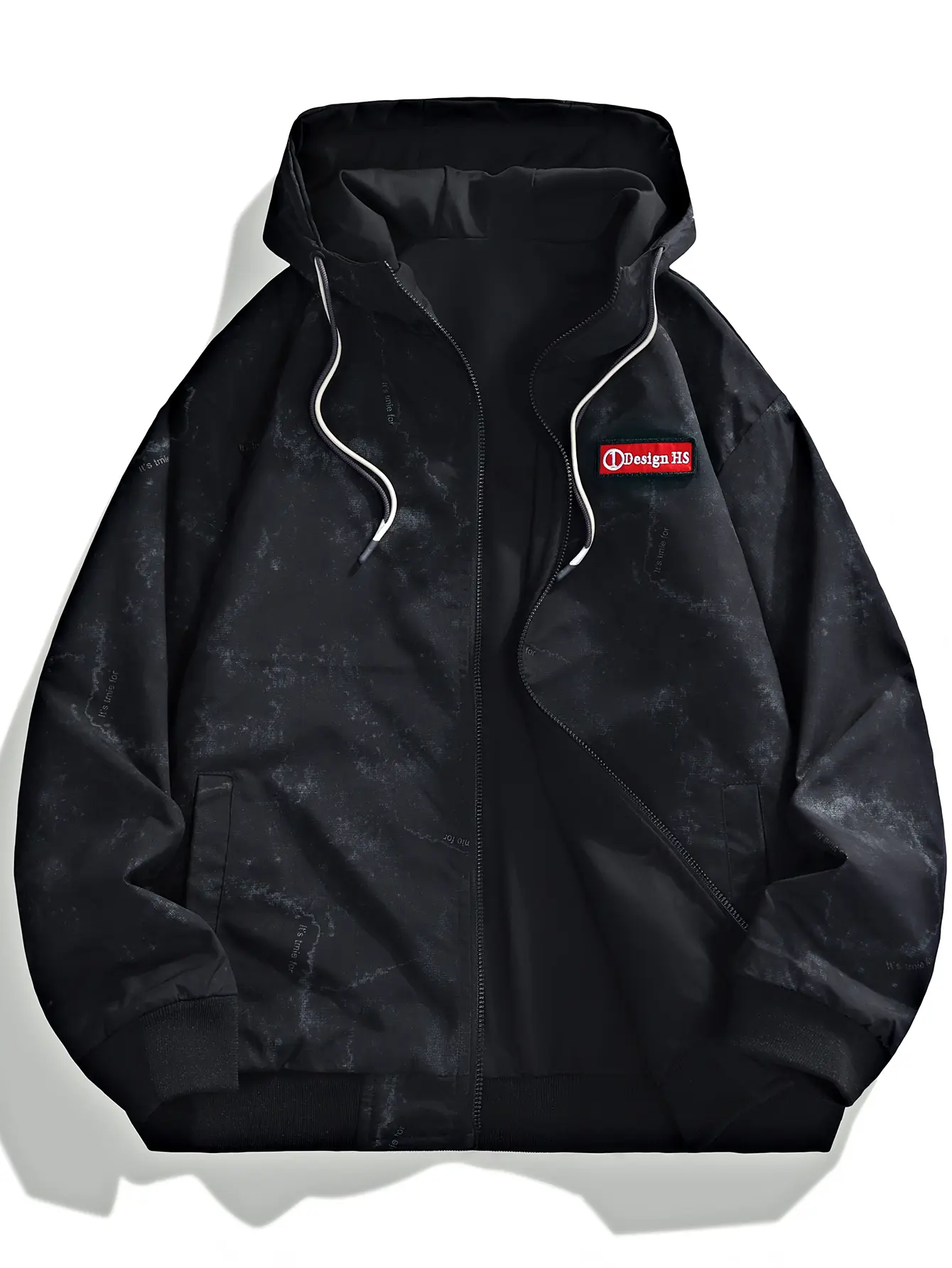 Men's Reversible Jacket Spring/Fall American Style Trendy Casual Hooded Coat