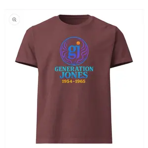 Jones Revival Unisex Oversized T-shirt 100% Ring-Spun Cotton Vintage Washed Look Trendy Design Nicaragua Sourced Fabric Menswear