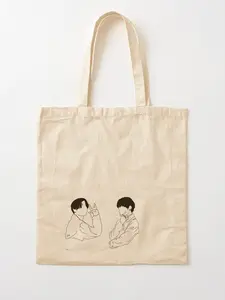 Sale up to 50%, Limited flash Deal, boy with love taekook Cotton Tote Bag