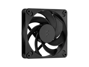 Fractal Design Dynamic 3 120mm Black Reverse PWM Case Fan, High Durability Rifle Bearing, 7-Blade Swept Design, Daisy-Chain Cable, 350-2200 RPM