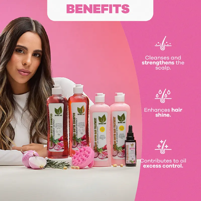 Natural Sant - 2 Onion, Rosemary and Biotin sets + Onionvital Serum KIT + FREE SCALP MASSAGER Natural Sant - 2 Onion, Rosemary and Biotin sets + Onionvital Serum KIT + FREE SCALP MASSAGER
