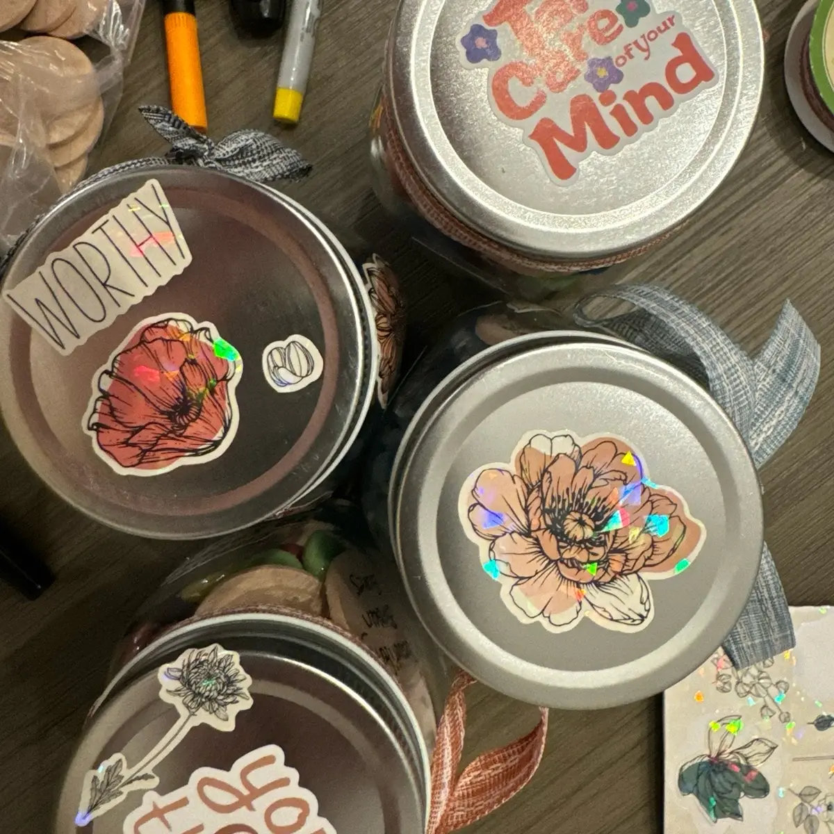 Beautifully Broken Affirmation Jars