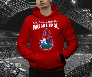 Club social Municipal Hoodie - Unisex Casual Man Pullover Clothing Graphic Long Sleeves Cotton