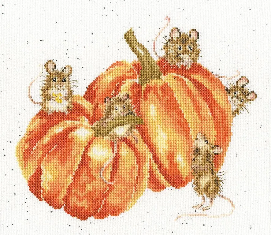 Pumpkin, Spice and All Things Mice Counted Cross Stitch Kit by Bothy Threads XHD68