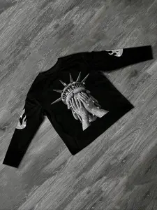 Men's Long Sleeve Slim-Fit T-Shirt, Casual Plain Pattern, All-Season Wearable, Perfect Gift Choice, Comfortable Daily Use, Menswear Streetwear