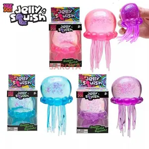 NeeDoh Glitter Dumpling Squishy with Steamer Box, Ultra Soft Sensory Squeeze Fidget Toy, Cute Anxiety Relief Stress Squishy for Kids & Adults Ages 3+, Slow Rise Decompression Dough Desk Toy, ADHD Relaxation Gift