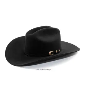 TOMBSTONE 50X CHAPARRAL BEAVER FUR FELT BLACK HAT