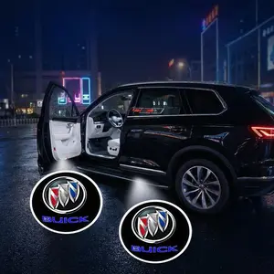 2/4 Pcs Buick Door Projection Light/laser Lamp/new Welcome Light/modified Decoration Floor Lamp (batteries Not Included)