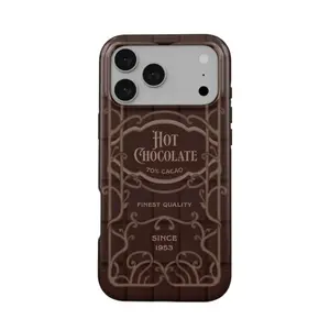Fashion Clmj Hot Chocolate Phone Case Heavy Duty Shockproof 2in1 Protective Shell for iPhone 17 16 15 14 13 12 Pro Max Samsung Galaxy S25 S24 S23 S22 Ultra Series Gift Chic Fashion Cover
