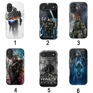 Halo Reach Phone Case for iPhone  Accessories, Gamer Phone Case, Fashion Case, Perfect Gift for Her Him, Phone Case for iPhone, Creative Dual Layer Case