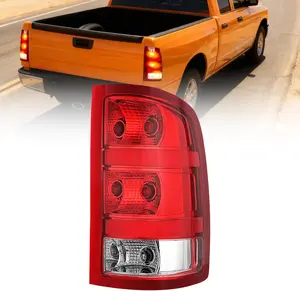 Nilight Taillight Assembly Compatible with 2007 2008 2009 2010 2011 2012 2013 GMC Sierra 1500 2500HD 3500HD Rear Lamp Replacement OE Style Passenger Side brake