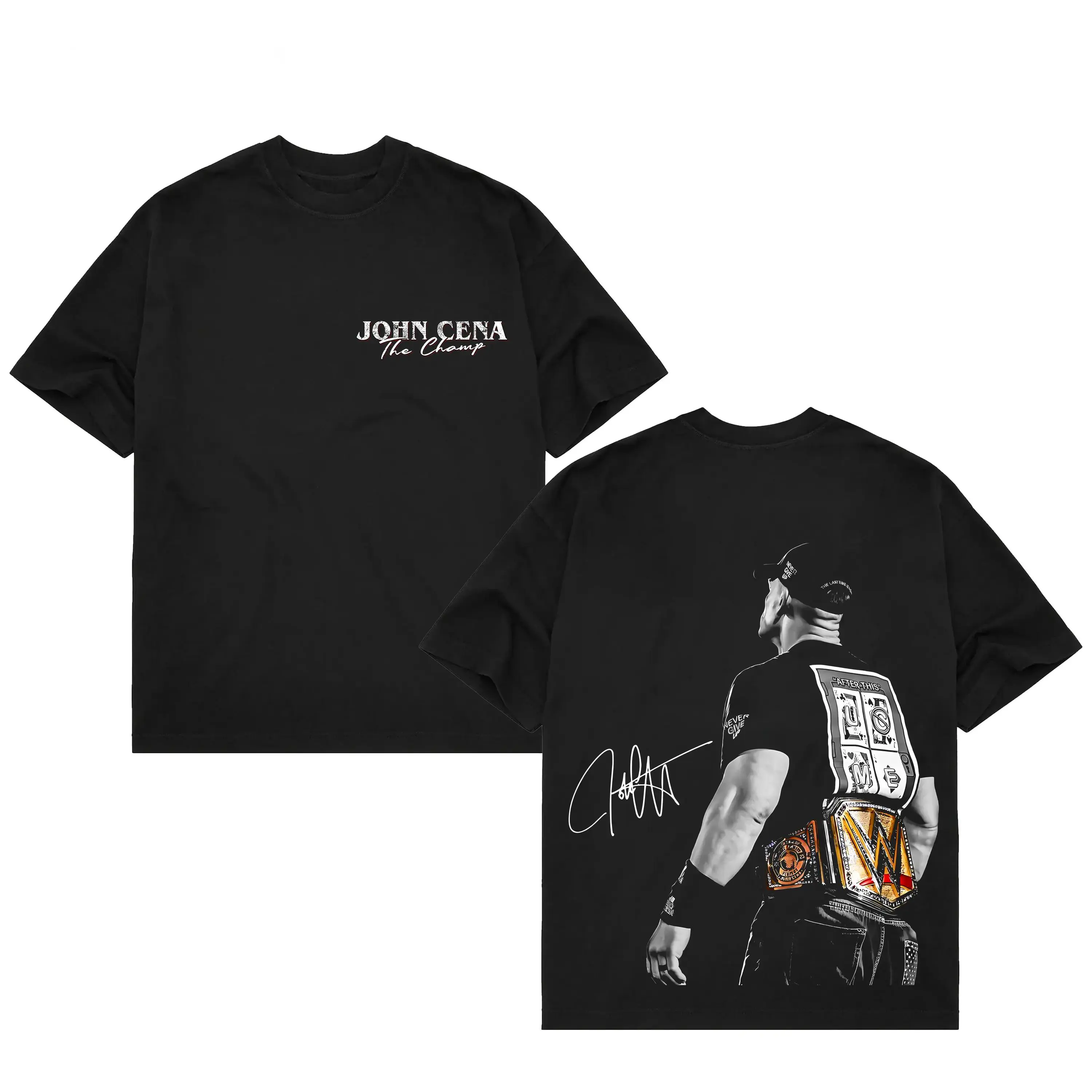 Graphic tee JOHN CENA THE CHAMP 2025 TEE, WWE Fans Shirt, John Cena WWE Tee, Unisex Graphic For WWE Fans, WWE Tee, Menswear Cotton Crewneck Clothes Top, Valentine's Day Gift.