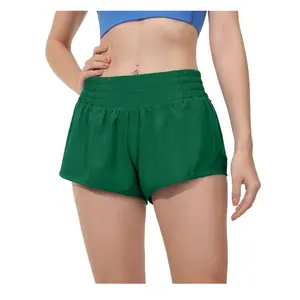 Women's Mid-Rise 2.5" Running Shorts – Quick-Dry, Lightweight Gym Shorts With Liner & Zipper Pockets For Sports & Workouts