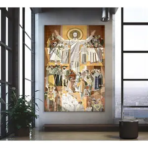 Vintage Notre Dame College Fighting Irish Touchdown Poster Print For Man Cave Decor - Ideal Dorm Room Gift