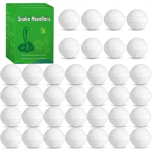 24 snake repellent set suitable for courtyards,outdoor gardens,and indoor lawns,moth balls used as a snake rattle and snake repellent,safe for pets.