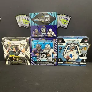 Break #433 1x 2025 Optic Mega , 1x 2025 Mosaic mega Box,1x 2025 Optic Retail,1x 2025 Select Mega   -All cards ship