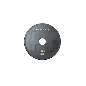 HulkFit Loadable Rubber Coated Steel Dumbbell Weight Plates
