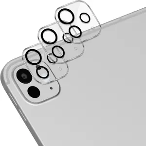 3 Pack Camera Lens Protector Compatible with iPad Pro13/iPad Pro11 (2024) Tempered Glass, 9H Anti-Scratch