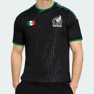 Trending Mexico Football Shirt for Men, Retro Futbol Jersey, Lightweight Athletic Sports Top, Football Fan Streetwear Apparel