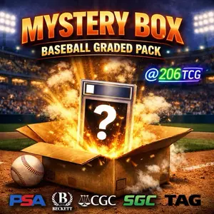Mystery Baseball Box ONE 1 Graded Card | PSA BGS SGC TAG CGC