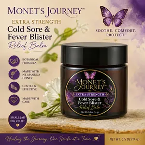 Monet’s Journey Extra Strength Cold Sore & Fever Blister Relief Balm