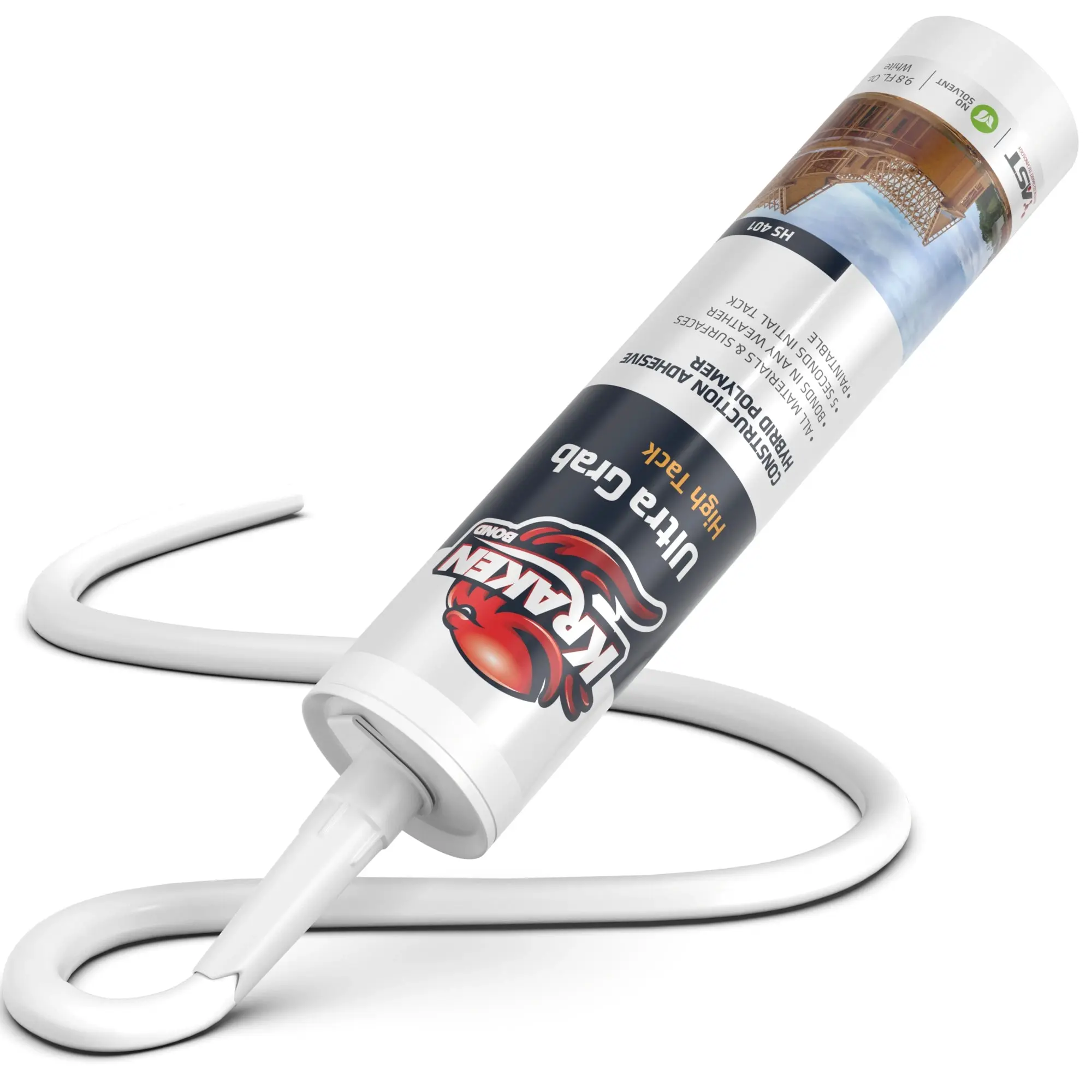 High Tack Construction Adhesive White 9.8 fl oz