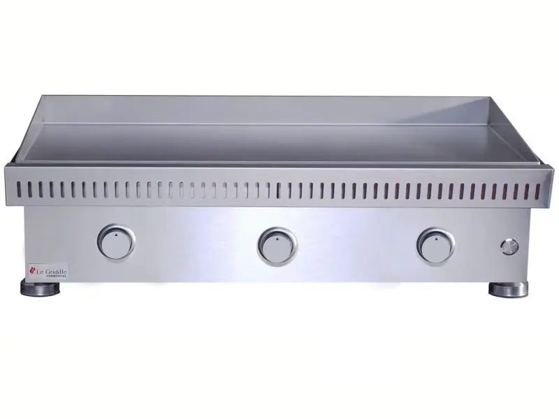 Le Griddle Commercial Series 105 41-Inch 3-Burner Gas Griddle - 6mm Plate