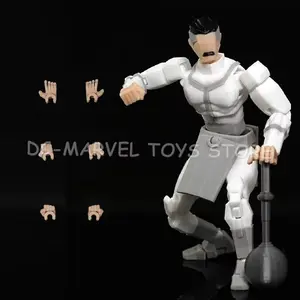 New In Stock 3d Printed Invincible Boy Omni Man White Version Dummy13 T13 Multi-Jointed Movable Shapeshift Action Figure Toy