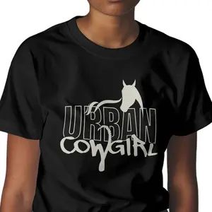 Urban Cowgirl T-Shirt, Trail Ride Shirt for Women, Horse Riding Graphic Tee, Country Concert Western, Rodeo Trail Ride