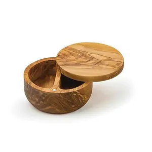 RSVP Olive Wood Salt Box – Sold by HSN