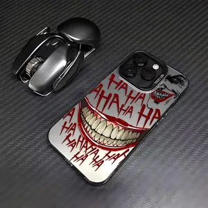 Funny Joker Face Protective Phone Case Suitable for iPhone 17 16e 16 15 14 13 12 11 Mini Pro Max Air X XR XSMAX 8 7 Plus Anti Fall Matte Back Cover