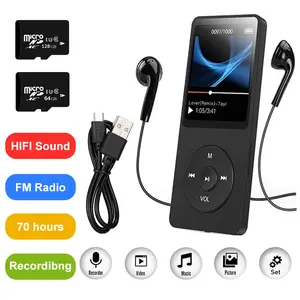 Portable Bluetooth MP4/MP3 Lossless Music Player FM Radio Recorder for Sport MP4/MP3 Lossless FM Radio Recorder