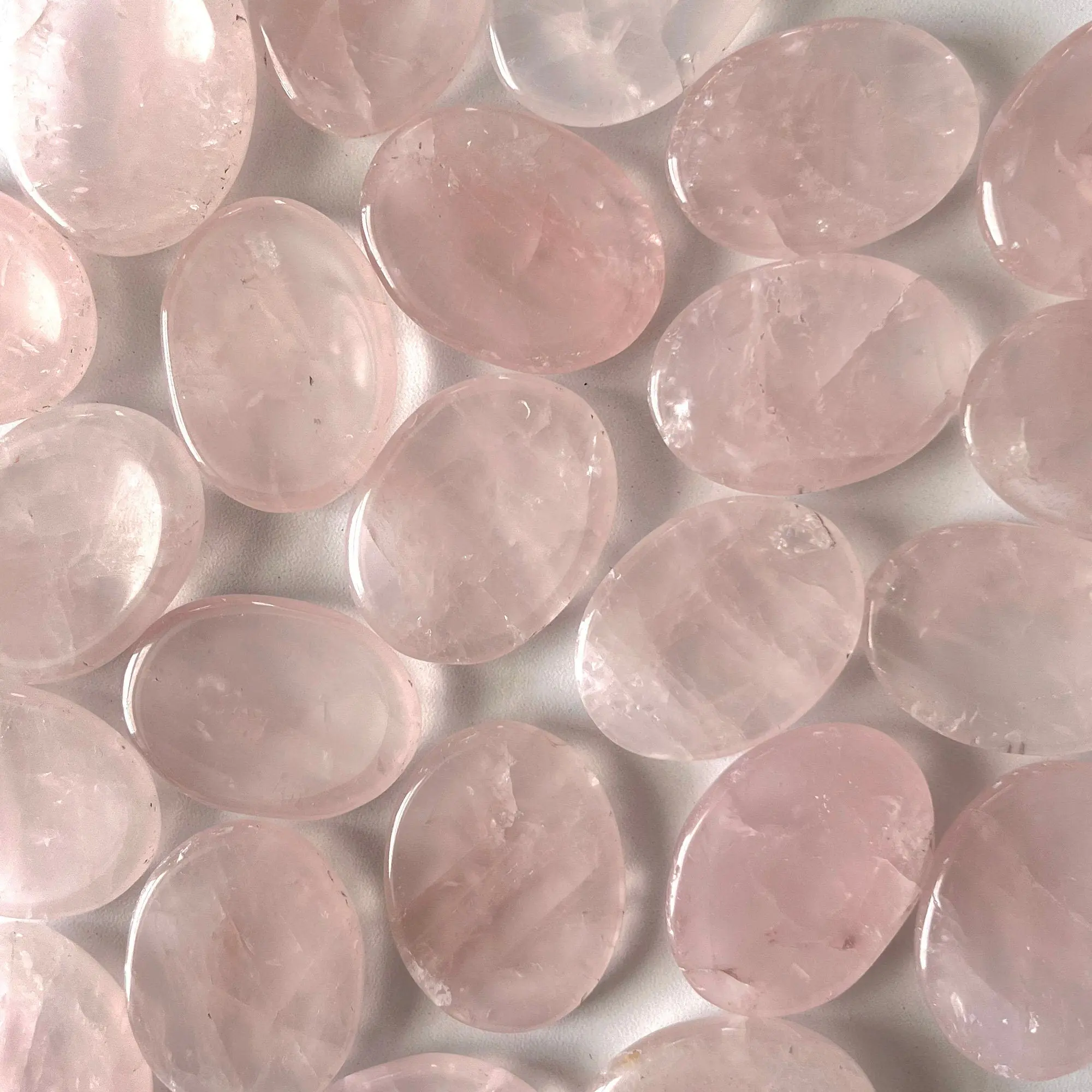 Rose Quartz Worry Stone
