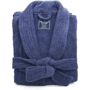 Bathrobe Mens,Premium Thick Terry Cloth Bathrobe,Towel Bath robe Long–Staple Combed Men's Cotton Robe