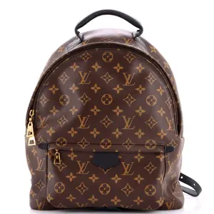 Pre-owned Louis Vuitton Canvas Coated Backpacks Palm Springs Backpack Monogram Canvas MM by Rebag